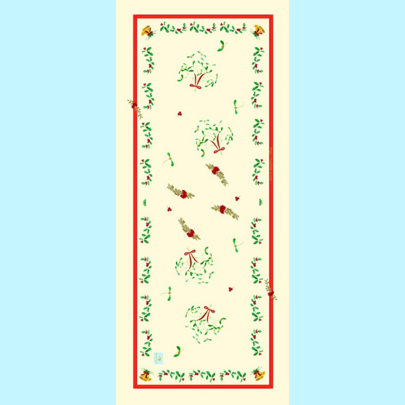 Christmas Silk Twill Scarf