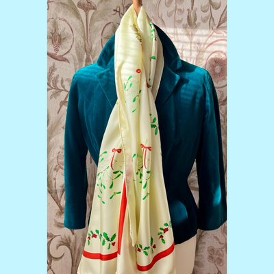 Christmas Silk Twill Scarf