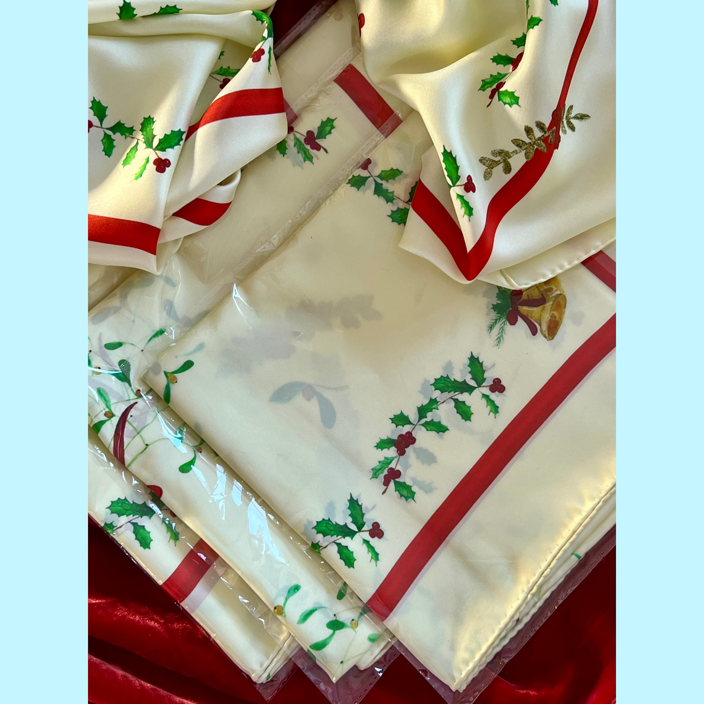 Christmas Silk Twill Scarf