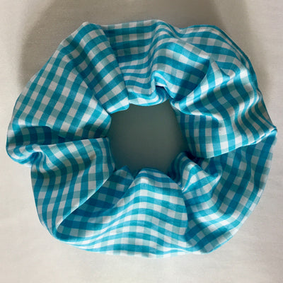 Cotton Gingham Scrunchies