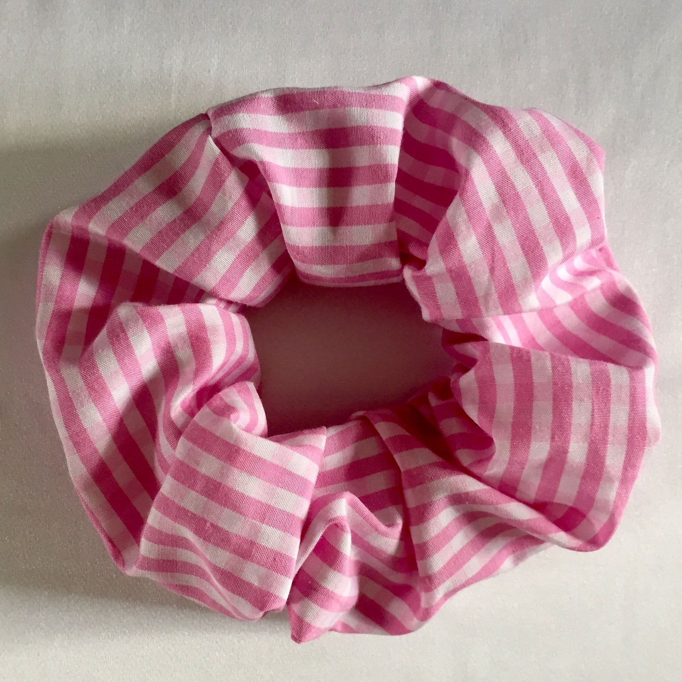 Cotton Gingham Scrunchies